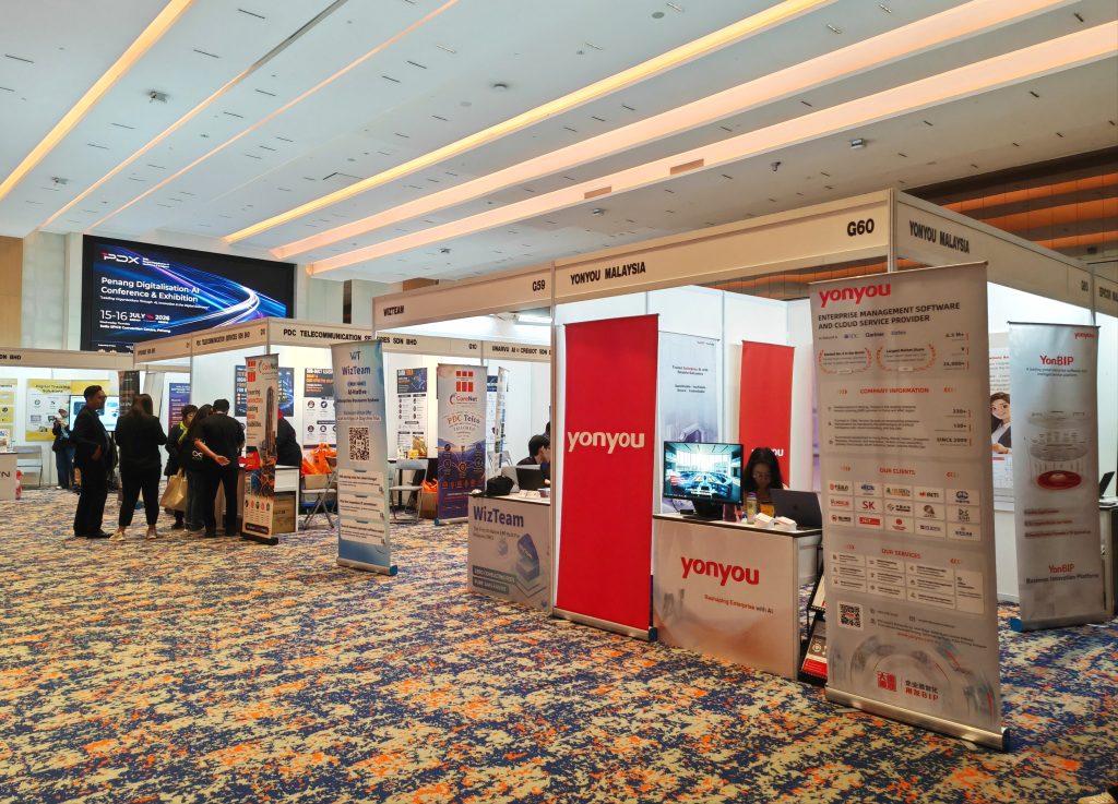 Yonyou Malaysia showcased latest Digital Intelligence, Enterprise AI, and Cloud ERP solutions at PDX 2026, engaging with industry leaders and business delegates while demonstrating how intelligent technologies help organizations accelerate digital transformation and sustainable growth.